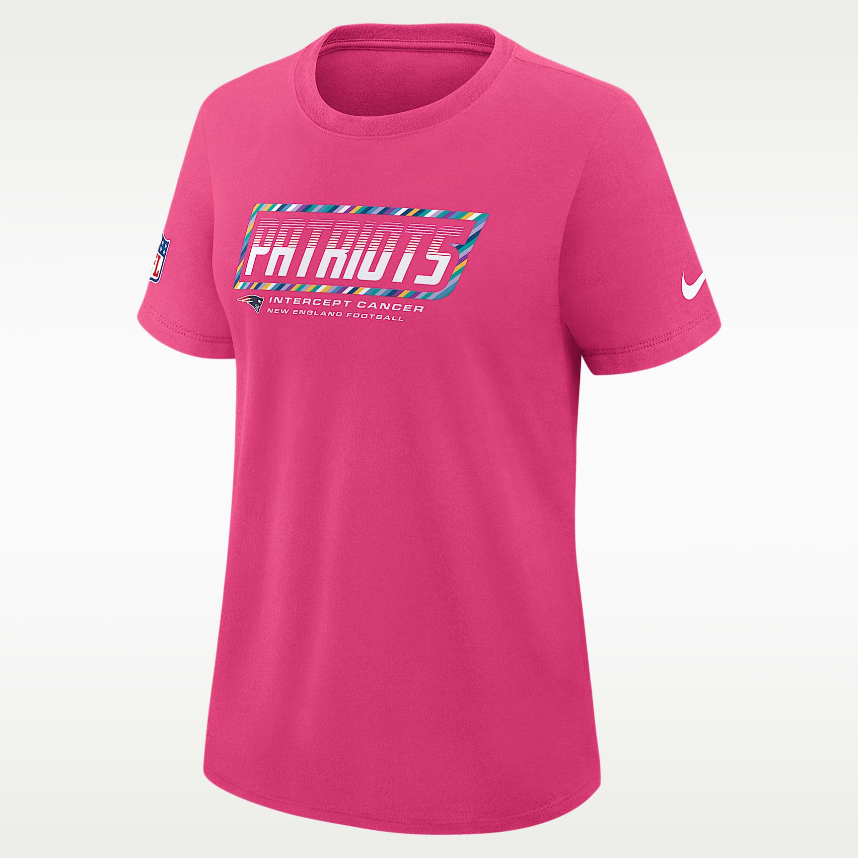New England Patriots Crucial Catch Women's Nike Dri-FIT NFL T